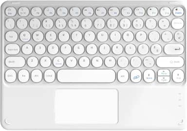 WB Teclado com Trackpad para Tablet e iPad (Branco)
