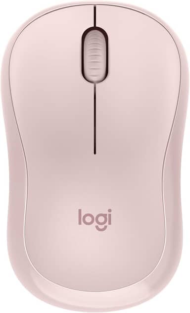 Mouse Sem Fio Logitech M240 com Conexão Bluetooth, Clique Silencioso, Design Ambidestro Compacto, Bateria de 18 Meses, Compatível com Windows, macOS, ChromeOS - Rosa
