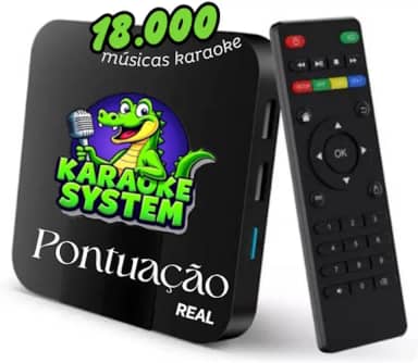Aparelho de Karaoke Box 18 mil Músicas com Pontuação Real e Fila de Espera