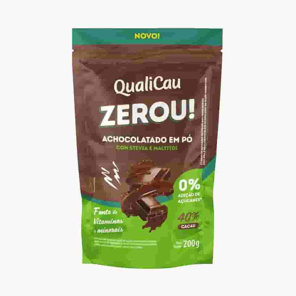 Qualicau Achocolatado Em Pó Zerou 200G