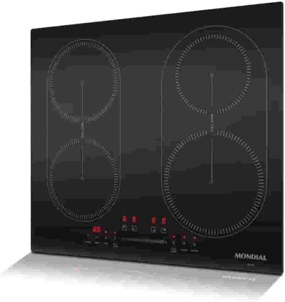 Cooktop por Indução 4 bocas, Mondial, Preto, 7000W, 220V - CTI-03