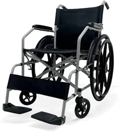 Dellamed - Cadeira de Rodas Manual Até 100kg com Encosto Rebatível D100 POP Dellamed