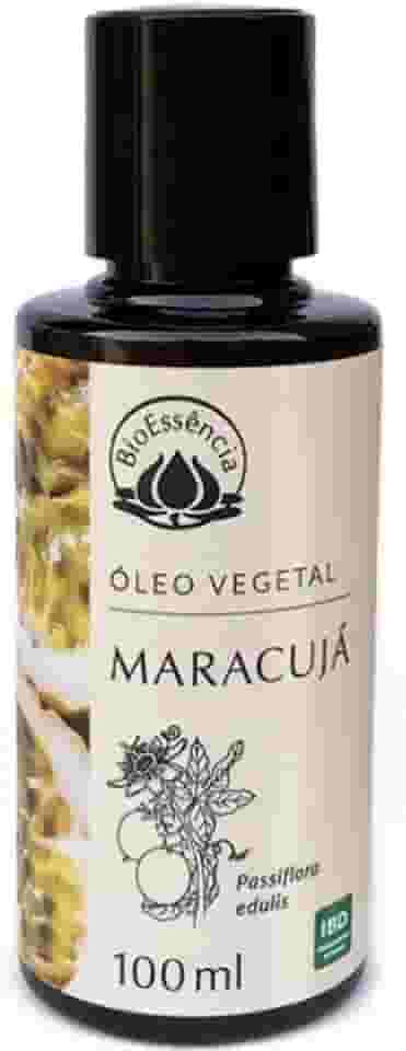 Óleo Vegetal de Maracujá - Aromaterapia - Para Pele - Excelente para pele em uso pós-depilatório, massagem, estrias na gravidez e tem poder de protegê-la contra a perda de água - 100% Puro e Natural - 100ml - Bioessência