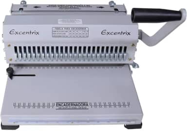 Encadernadora Perfuradora Para Trabalhos Em Wire-o 2x1 Papel Oficio Excentrix