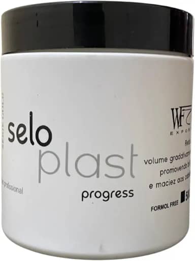 Selante Progressiva Sem Formol para Cabelo Liso e sem volume Selo Plast 500g