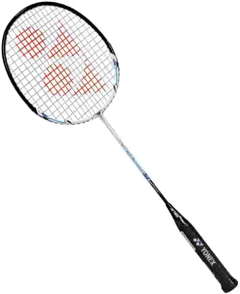 Raquete de Badminton Yonex Muscle Power 2 Branca Preta e Azul