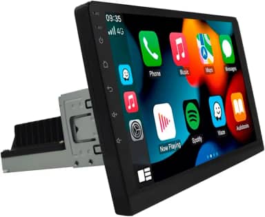 CENTRAL MULTIMÍDIA ANDROID 13, 1 DIN TELA IPS 7' FULL TOUCH, 2/32GB, USB, SD, AUX, BLUETOOTH, ESPELHA ANDROID E IOS, CARPLAY E ANDROID AUTO CONECTIVIDADE COM OU SEM FIO