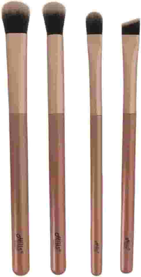 Kit de Pinceis de Maquiagem - linha Essentials Olhos - Marca: Hills Beauty