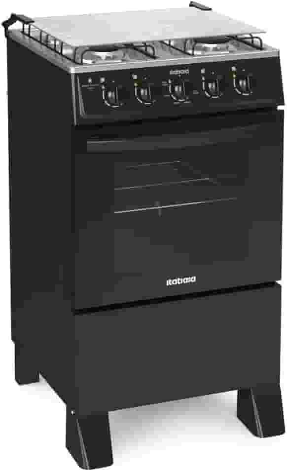 Fogão Itatiaia 4 Bocas Star Clean New Preto