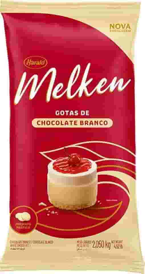 Chocolate Gotas Moeda Branco Melken 2,05Kg
