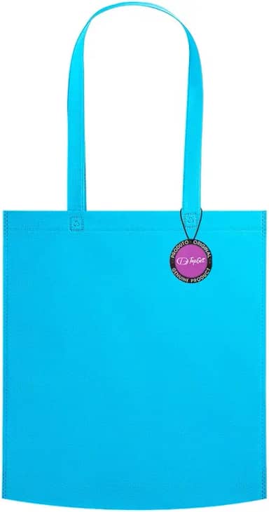 Sacola Ecobag em TNT Premium Termo Selado 38x41cm Aid TopGet (Azul Claro)