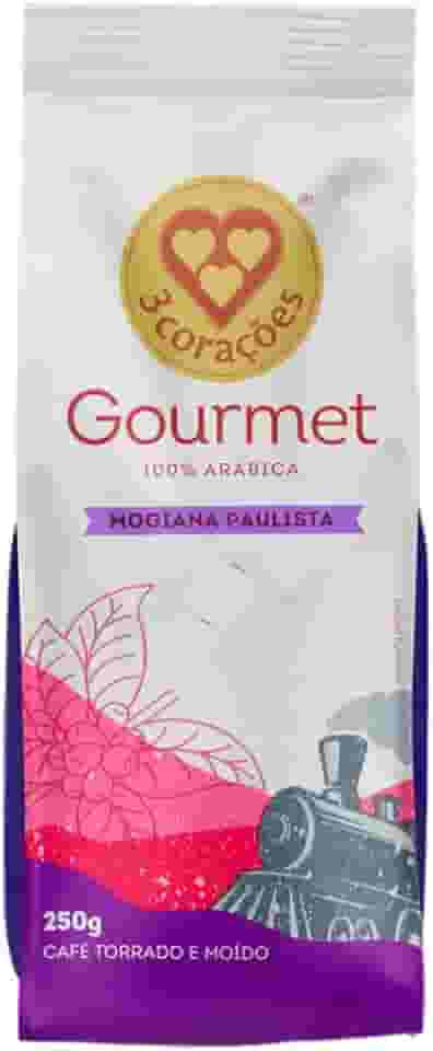 3 Corações Café Torrado e Moído Gourmet Mogiana Paulista, 250G