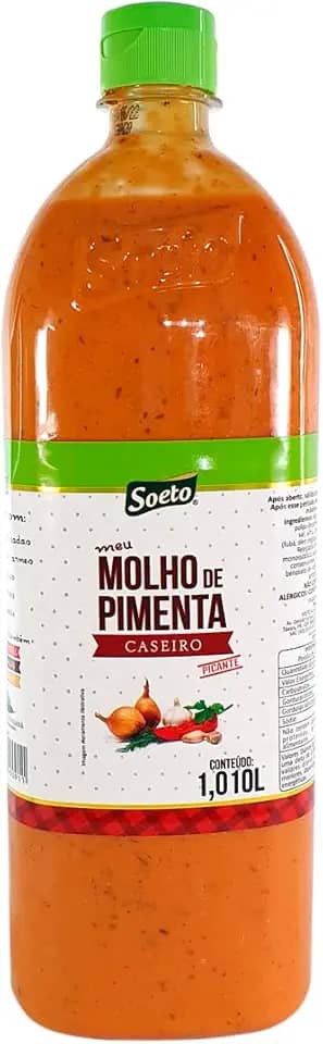 Molho de Pimenta Caseiro Picante 1,010 L