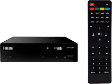 Conversor Digital de TV Full HD, Preto, HDMI, Controle Remoto, 15cm x 3,5cm x 9cm, Bivolt, 1000 Canais