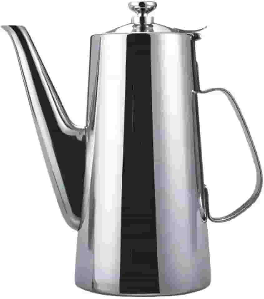 Bule Chaleira de Inox Com Bico Longo Para Café Chá 23cm