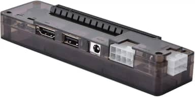 Base externa de placa de vídeo independente para laptop, para mini PCIE, Expresscard, saída de interface de 6 pinos + sem fonte de alimentação