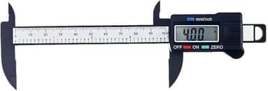 Paquímetro Digital 100mm em Fibra de Carbono