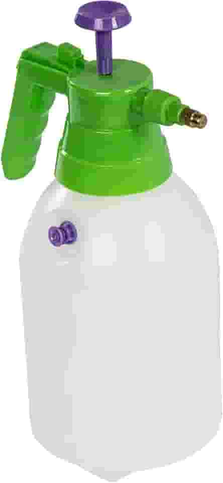 PALISAD Pulverizador Manual 2 Litros – Frasco ABS Com Escala, Bomba De Pressão, Válvula De Alívio 2,8 Atm, Bico Ajustável, Trava Para Jato Contínuo, Jardim E Agricultura