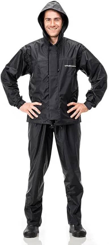 Capa de Chuva Pantaneiro + Resistente em Nylon com Capuz Impermeável