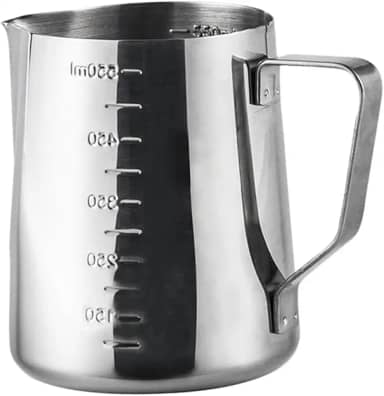 Jarra Pitcher 600ml Leiteira Inox Barista Profissional (Inox)