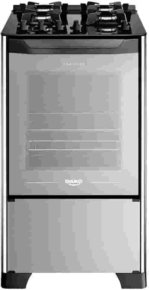 Fogão 4 bocas Dako Magister Style com Mesa de Vidro e Mega Chama - Bivolt