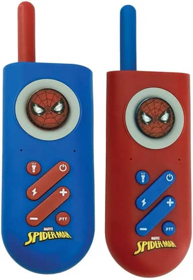Walkie Talkie Infantil com Lanterna Homem-Aranha