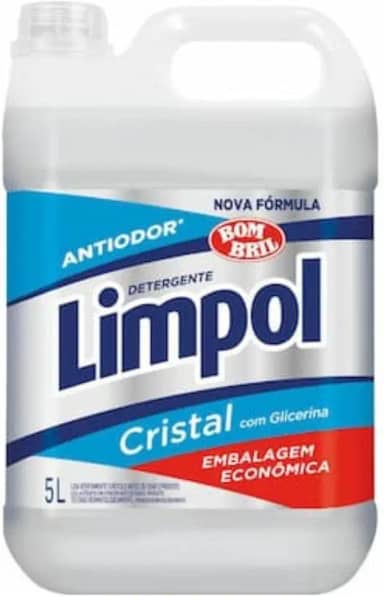 Detergente Limpol Cristal Antiodor 5L