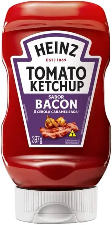 Ketchup Heinz Bacon & Cebola Caramelizada 397g