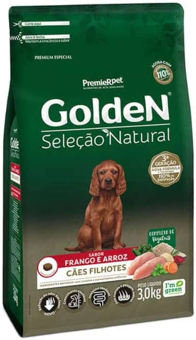 PREMIER-PET Ração Golden Seleção Natural Raças Médias E Grandes Filhotes 10 1Kg