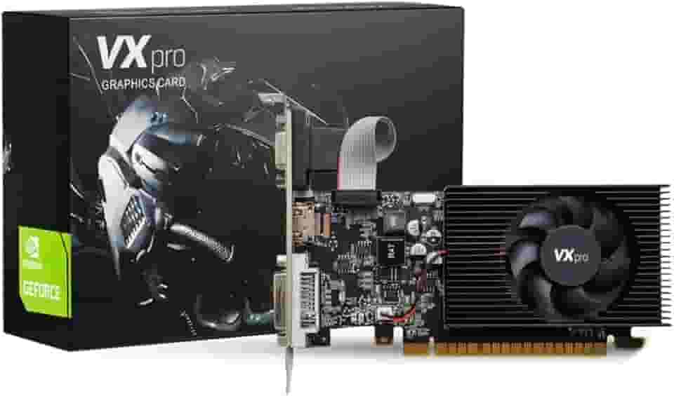 Placa De Vídeo Geforce Ddr3 04Gb/128 Bits Gt730 Vx Pro, 1 Fan, Hdmi, Dvi, Vga, Vxgt730Lp-4Gd3-A, Low Profile, Gar: T9M
