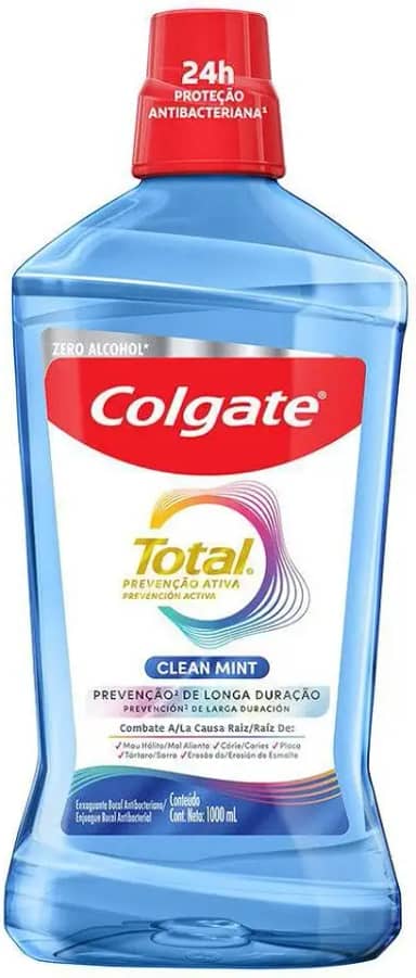Colgate Enxaguante Bucal Total Clean Mint 1000Ml