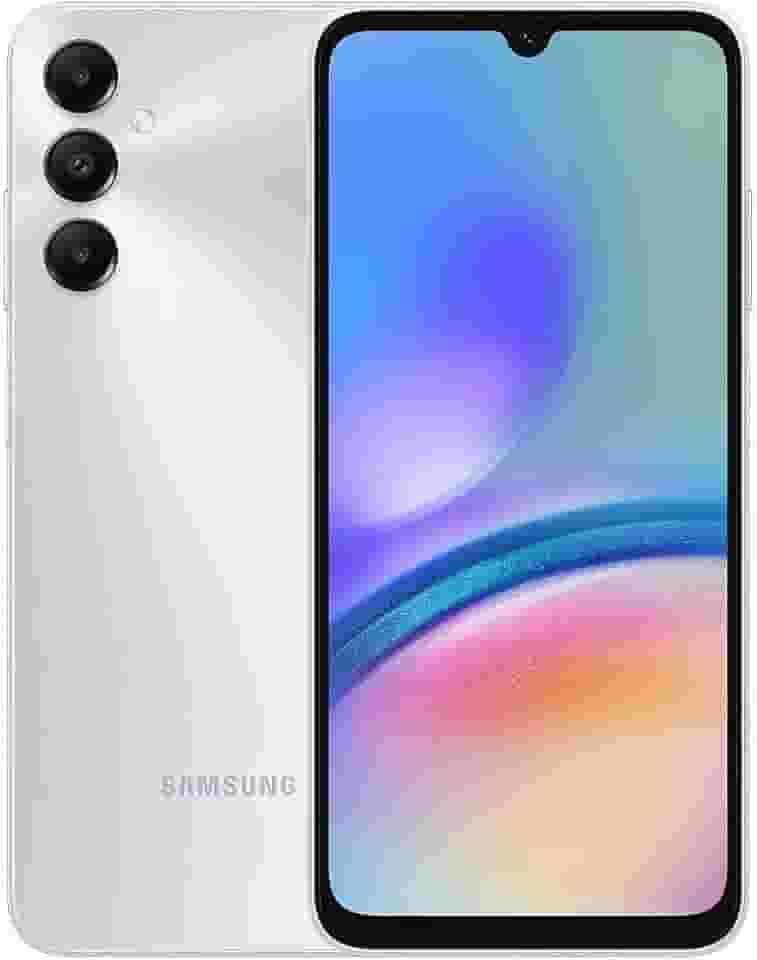 Smartphone Samsung Galaxy A05s 6,7 Tela Infinita 128GB + 6GB RAM Tela Infinita de 6.7' 50MP + 2MP + 2MP, Processador Octa-Core, Bateria de longa duração - Prata