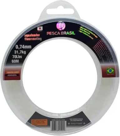 Linha mono aqualeader fluorcoating 0,52mm/60m/35lb