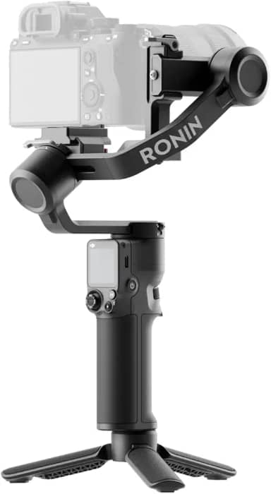 DJI RS 3 Mini, estabilizador leve de 3 eixos para Canon/Sony/Panasonic/Nikon/Fujifilm, carga testada de 2 kg, controlo do obturador por Bluetooth, gravação vertical nativa, estabilizador câmara