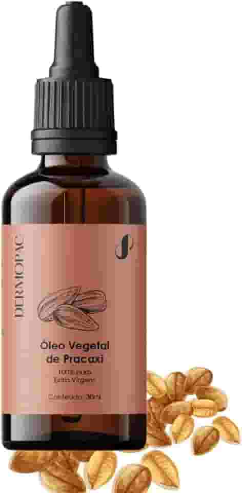 Óleo Vegetal de Pracaxi 100% Puro, Capilar e Pele Dermopac, 30ml
