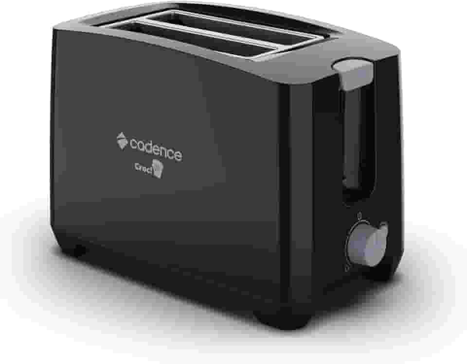 Torradeira Preta Croc! Cadence - 127V