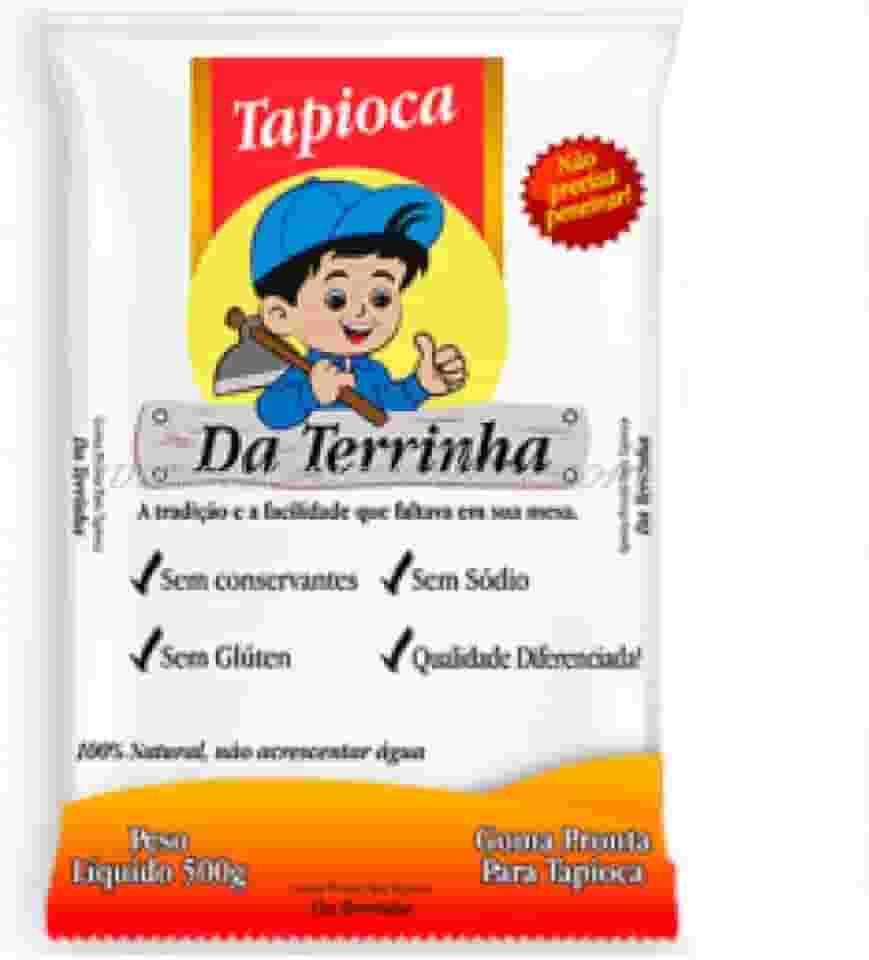 Goma de Tapioca Da Terrinha 500g Goma de Tapioca Kit 2 un