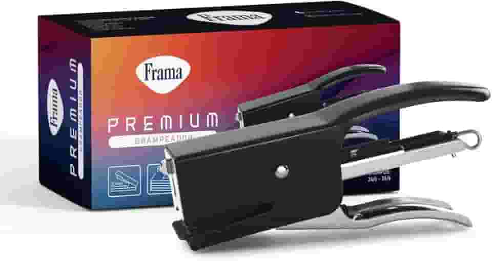 Grampeador, Frama, Alicate, Para 25 Folhas, 26/6, Metal, Preto, 15Cm