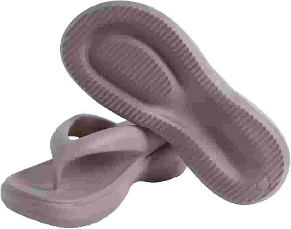 CORFLY Chinelo de dedo Sandália Feminina EVA Macio Ortopédico Nuvem Anabela Anti Chulé Confortável