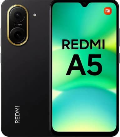 Smartphone Xiaomi Redmi A5 64GB 3GB RAM + 3GB de Ram extendida Dual SIM Tela 6.88' - Preto Midnight Black Câmera 32MP com IA