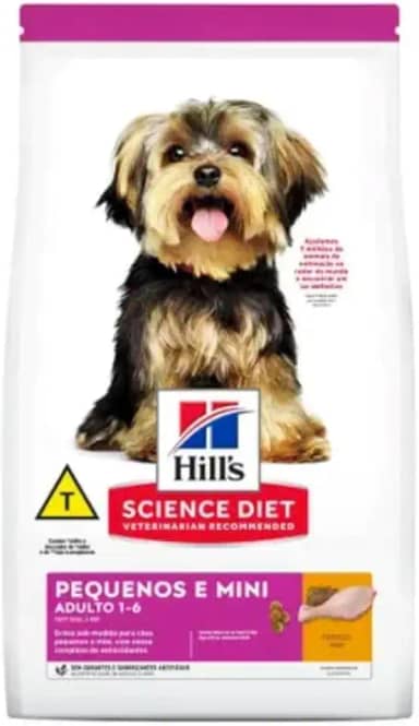 Hill's Science Diet Ração Para Cães Adultos Pequenos E Mini 6Kg