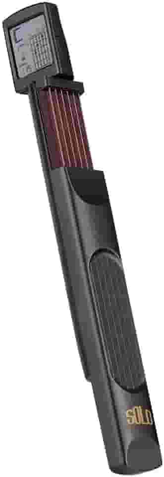 Treinador de acordes de guitarra digital, ferramenta portátil de 6 trastes para prática de violão com tela giratória mostrando metrônomo da tabela de acordes (modelo B)