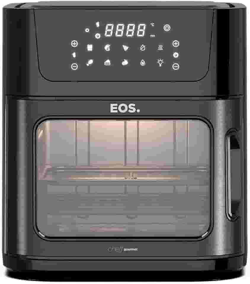 Fritadeira Air Fryer Oven EOS 15 Litros Digital Inox All Black EAF15IP 110V