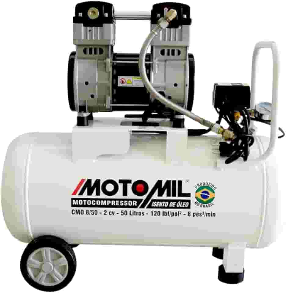 Motocompressor de Ar Motomil Cmo8/50, Branco