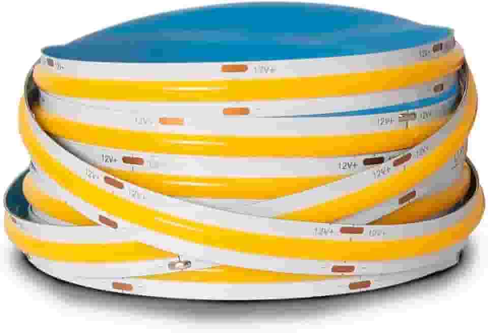 Fita de LED COB 360 LEDs 12V 3000K IP20 75W 5 Metros