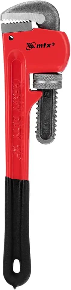 MTX Chave Grifo Tipo Americano 8' – Mordentes em Aço, Engrenagem Helicoidal, Uso Industrial Resistência e Precisão