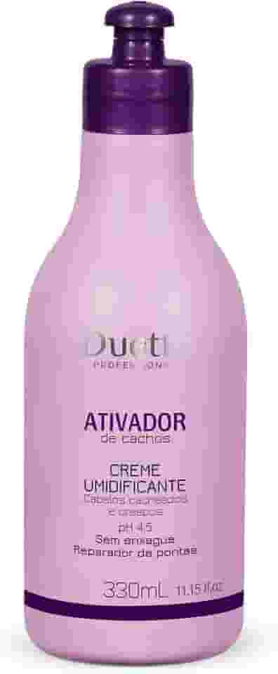 Creme Umidificador Ativador Cachos Duetto Profissional 330ml