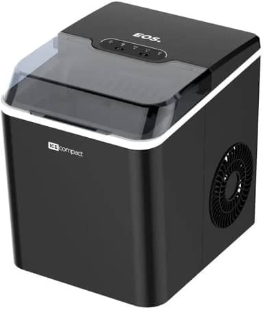 Máquina de Gelo 12kg Eos Ice Compact Emg04p Preto 110v