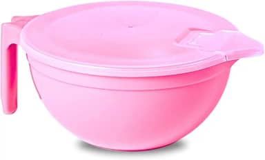 Panelinha Para Derreter Chocolate Multiuso Microondas Panelinha Para Brigadeiro Com Tampa 1,5L (Rosa)