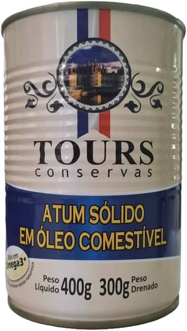 Atum Sólido em Óleo Tours 400g
